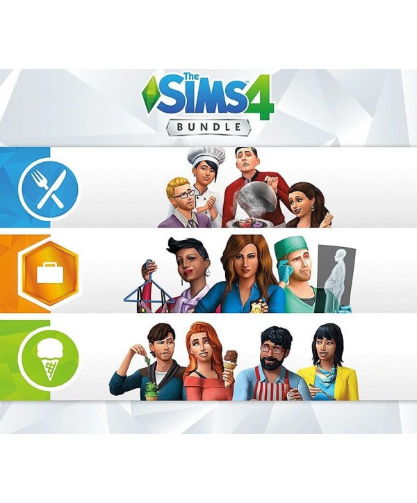 The Sims 4 - Get to Work DLC + Dine Out DLC + Cool Kitchen Stuff DLC Bundle XBOX One Xbox One Key GLOBAL